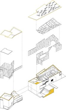 Exploded axonometric
