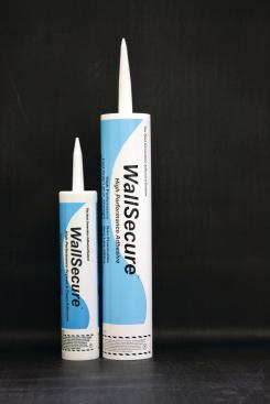 Chem Link. Chem Link’s WallSecure is a polyether-based, solvent-free, nonhazardous construction adhesive. Because the 100% solid formulation is moisture cured, it has quick grain strength, or grab. Installation is faster than water-based adhesives, and, because there are no solvents that need to be flashed off, it saves a step in installing drywall. The firm has a wide range of solvent-free, polyether-based adhesives and sealants for contractors along with its GreenLink brand consumer-focused products. 800.826.1681. www.chemlink.com.
