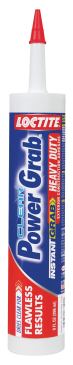 Henkel Loctite. Loctite Power Grab Heavy Duty Interior/Exterior Construction Adhesive is a high-strength, high-tack latex adhesive for bonding or filling gaps. Weather resistant and paintable, it meets AFG-01 performance specifications, has a VOC content of 15 g/L, and is certified to Greenguard Children & Schools. The company’s Loctite line includes a number of low-VOC content and Greenguard Children & Schools-certified adhesives. 800.562.8483. www.henkelna.com.