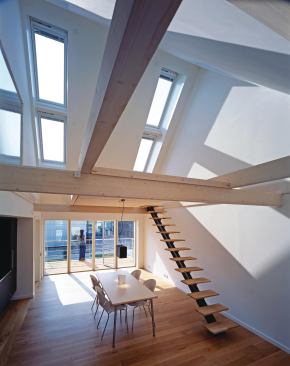 Glass Act

 SOLTAG, a demonstration house near Copenhagen, uses CO2-neutral solar energy generation for space and water heating, the former via an underfloor system that operates at a lower temperature and pressure to further reduce energy demand. Large expanses of operable, thermally efficient fenestration offset mechanical means for ventilation, lighting, and heating. Size: 84 square metres (approximately 904 square feet); Architect: RUBOW arkitekter, Copenhagen, Netherlands.