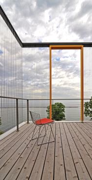 Terrace with view to lake