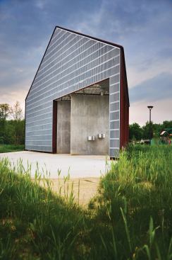 Exterior with view to drinking fountains