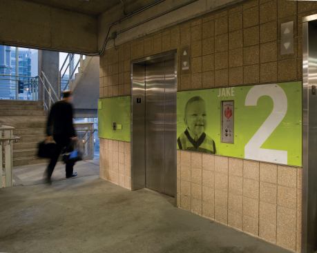 Floor signage