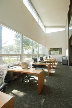 The studio area of the building.