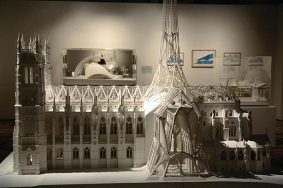 Calatrava donated his model for the Church of St. John the Divine, an unbuilt project for New York, to the permanent collection of the Hermitage, along with several other works.