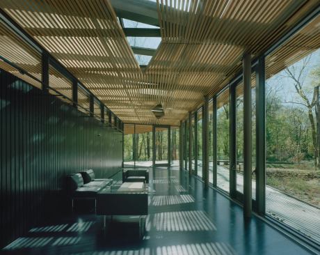Interior view to entrance