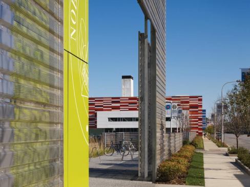 View to Gary Comer Youth Center