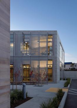 Offices looking out onto courtyard