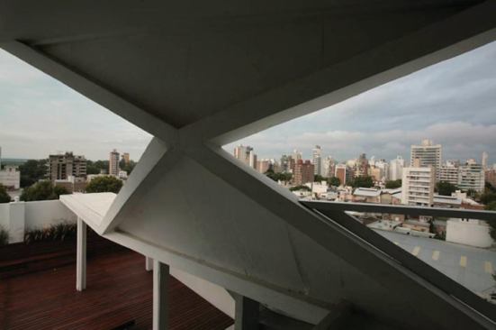 View of Rosario from rooftop sundeck.