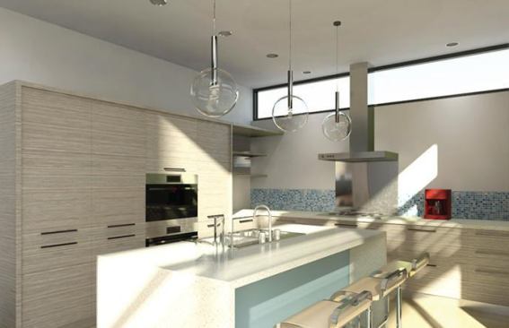 The interior of the CK7. The modular CK Series will cost about $145 per square foot, according to Santa Monica, Calif.-based LivingHomes.