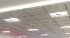 io Lili, Cooper Lighting

The 2-foot by 2-foot recessed Lili LED indirect luminaire is designed to replace 2-foot by 2-foot fluorescent fixtures. The LEDs are centered in a low-profile decorative pendant (the light engine), which also serves as the heat sink. Three decorative heat sink designs are available. Lili produces 3574K, draws 63W of power, and can be dimmed to 5 percent of full power using a zero-to-10V DC control circuit.

cooperlighting.com