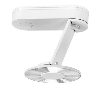 SOL6, Philips OmegaThis downlight, designed for interior applications such as retail and offices, plays on the look of a CD to offer general and accent lighting. The LED disc fits into a 4-inch housing frame and is ultrathin—11/16 inch. Multiple mounting options are available including semirecessed, adjustable, and pendant-mounted. The circular array of 16 LEDs delivers 20W (855 lumens at 3000K and 1,000 lumens 4000K), a CRI of 80, and has a 36-degree beam distribution. An adjustable armature allows for 365-degree horizontal rotation and a 100-degree vertical tilt.

omegalighting.com