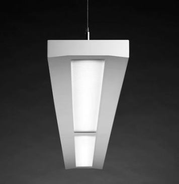 Vertex, Litecontrol

This high-performance Vertex direct/indirect pendant designed for classrooms uses T8 lamps. It provides 65 percent uplight and 35 percent downlight. However, optional optical components can be added to change the distribution allocation to create these configurations: 35 percent uplight and 65 percent downlight, 20 percent uplight and 80 percent downlight, or 100 percent downlight. Vertex is available with a white blade baffle option or a soft-glow lens option. A fixture-integrated photo sensor that works with Litecontrol's daylight-harvesting control solution is also available.

litecontrol.com