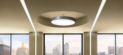 Bionic 4" Modular System Prudential Ltg.

The Bionic continuous channel linear slot system for large-scale, Class A spaces (public-transportation centers, hospitals, universities, and courthouses) provides a 4-inch fluorescent recessed system with three lamp options: standard T5 or T8, staggered T5, or the seamless T5 lamp by Osram. A MR16 lamp option is also available and features a 30-degree aperture-centered tilt and 363-degree rotation to eliminate blind spots. Using Prudential's FusionOptics with a clear or frosted acrylic lens, produces a fully orbed optical chamber. Multiple snap-in ceiling options are available including: T-Bar, slot grid, hard-ceiling flange trim, hard ceiling mud-over flange, and Armstrong's Interlude system.

prulite.com