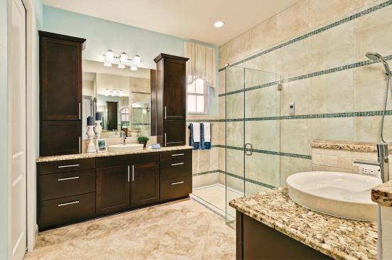 Serene Spaces1. At the end of a long, hard day, everyone needs a quiet place to retreat. The Gen Y master bathroom has a double-sized shower with a toweling-off area set right outside the shower door.