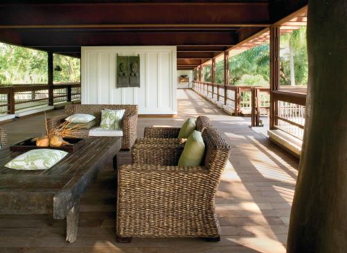 Sustainable design is a top priority for the firm. Natural breezes cool its projects, including Strang's own former residence in Miami.