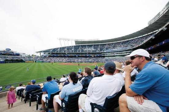 Populous tailgates a Royals game.