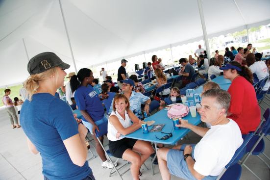 Populous tailgates a Royals game.