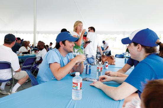 Populous tailgates a Royals game.