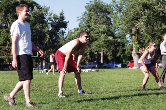 HDR's Hit Dig Roll team plays league volleyball.