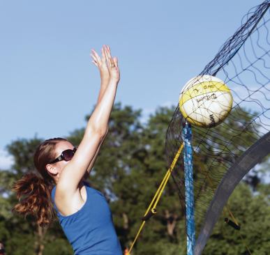HDR's Hit Dig Roll team plays league volleyball.