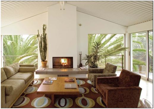 Safdie Rabines’ work melds indoors and outdoors in unexpected ways. This remodeled house in San Diego fits into its hillside site so seamlessly that, when the windows are open, palm fronds from surrounding trees poke into the living room.
