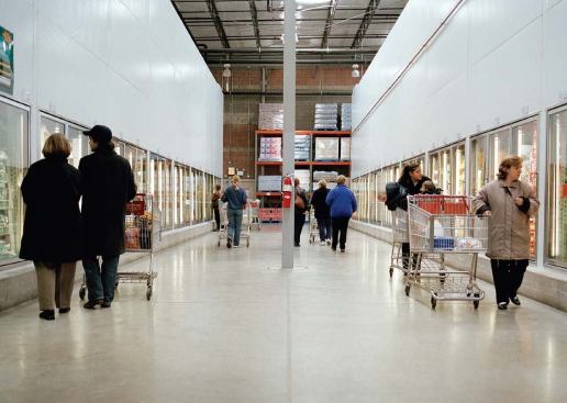 Brian UlrichChicago, IL, from the seriesCopia/Retail, 2003

Ulrich, a Chicago-based artist, began photographing big-box retail and thrift stores as a response to President George W. Bush's post-9/11 call for Americans to shop and thereby boost the national economy.