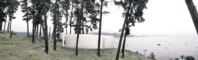 Exterior with view to shoreline beyond