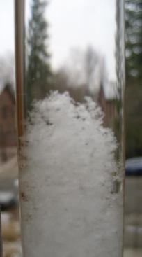 The liquid in the Stormglass is a formula based on research into the original storm-glass tubes designed in the 18th century.