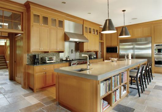 The New American Bungalow, Evanston, Ill.Architect: Cohen & Hacker Architects, Evanston, Ill.; General contractor: Sturm Builders, Northbrook, Ill.; Interior designer: James Thomas, Chicago; Photographer: Tony Soluri.



The architects of this project typically design contemporary houses, but whatever the style, the challenges of an open kitchen remain the same.