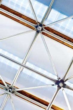 Storage Barn, space frame detail