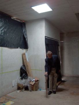 Testing lighting levels inside the classroom mock-up was essential to the design process for several reasons, primary among them, the ability to test a proposed 8-foot horizontal offset daylighting shaft.