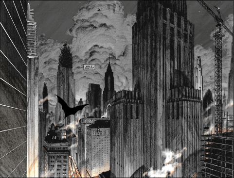 From Batman: Death By Design. Story by Chip Kidd. Pencils by Dave Taylor.