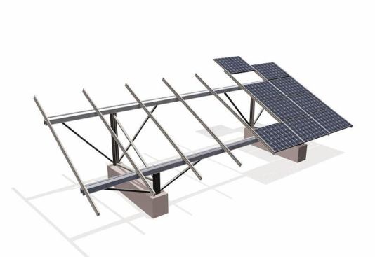 Conventional ballast systems rely on concrete blocks, which can damage the roof membrane if dropped.