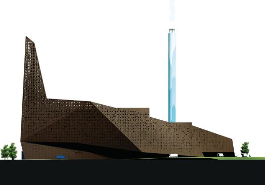 Elevation with Smokestack