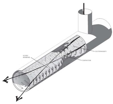 RECYCLING TUNNEL

By connecting the collection receptacles directly to the tunnels, the system requires relatively few moving parts, in turn needing much less maintenance by city workers.