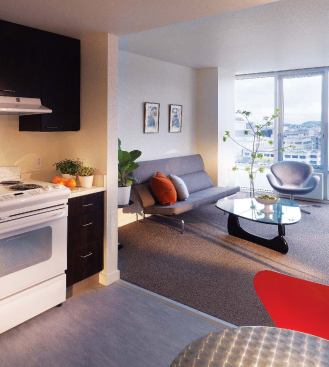 A large courtyard offers sheltered outdoor space.