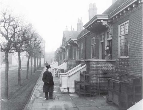 Under the Poor Laws in England and Wales, the infirm elderly are classed as "the impotent poor," and some are housed in almshouses or poorhouses.