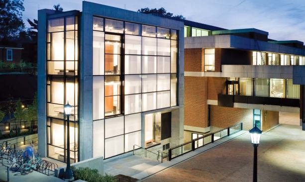 CAMPBELL HALL, THE UNIVERSITY OF VIRGINIA

Faculty Architect: W.G. Clark

Architect: W.G. Clark Associates—Joshua Stastny, Azadeh Rashidi

Architect of Record: SMBW Architects—Willard Scribner, Bland Wade, Rab McClure, Ron Wolfe, Gwen Logan, Josh McCullar, Nicole Truitt, Yalin Uluaydin, Bronwen Warner, Andrew Cocke

Structural: Fox & Associates

Civil Engineer: Draper Aden Associates

M/E/P: Hurd & Obenchain

Box Kite Design/Metal Fabrication: Charles Yeager

Lighting: Mark Schuyler LC

Contractor: Donley's Construction