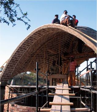Guastavino vaulting is a passion of John Ochsendorf's. He, his research assistant Philippe Block, and former student Michael Ramage used it to design spaces for South Africa's Mapungubwe National Park Interpretive Centre.