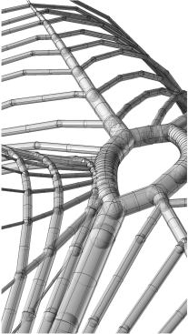 The structural masonry technique also helps form the basis of thrust network analysis, a methodology he and Block are developing for creating compression-only surfaces.