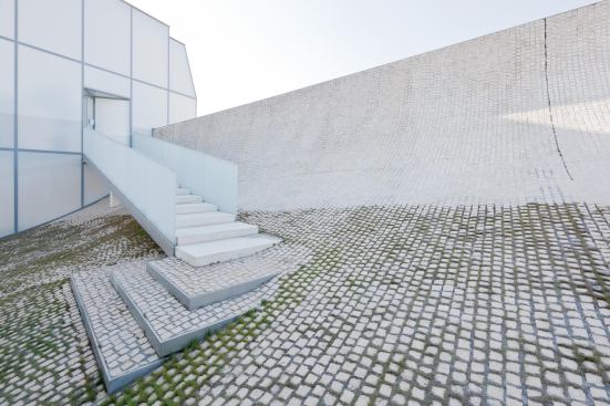Stairs to restaurant