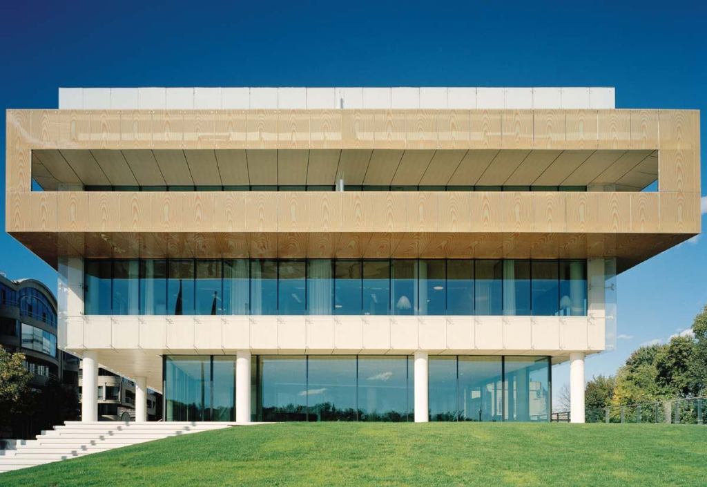 The 85,000-square-foot House of Sweden (above) in Washington, D.C., which architect Gert Wingårdh intended as a metaphor for the Swedish landscape, with its plentiful water, light, and blond wood.