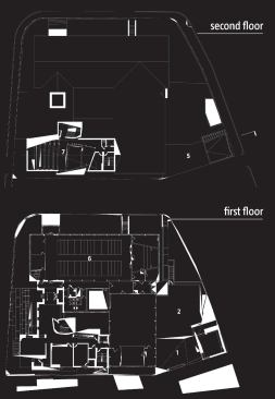First and second floor plans