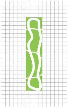 Old Concept: Park Separated from City

Intentionally deviating from the Central Park model of green space-a long rectilinear form-the architects instead created a scalloped edge that increases the perimeter area and brings in the surrounding community, encouraging a higher level of interaction between the urban and green spaces.