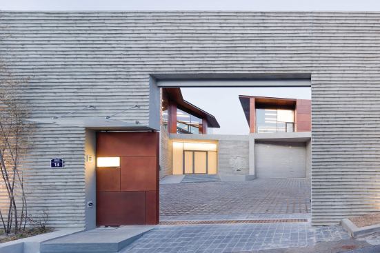 View from the street. 