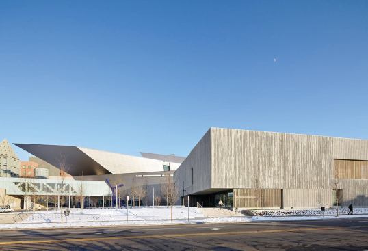 The Clyfford Still Museum is sited next to the Denver Art Museum’s Hamilton Wing, designed by Daniel Libeskind.