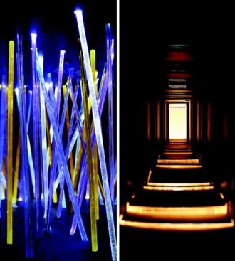 Honorable mention awards were also given to three student projects. From left to right the work of Siriphot Manoch and Ian Lotto.