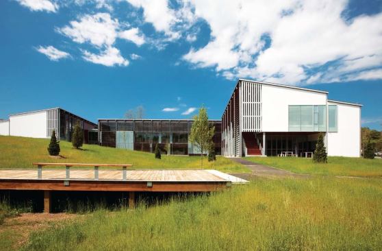 Transforming a highly contaminated brownfield site into a classic Cape Cod landscape was a laborious process - in addition to chemicals, the clean-up teams pulled an intact motorcycle and other trash from the ground - but it paid off: the IFAW headquarters project received LEED Gold certification in December 2008.