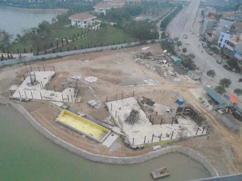 The firm's most far-flung project to date is a concrete-and-teak residence underway in Hanoi, Vietnam. "The house explodes like a lotus flower," Jameson says.                              